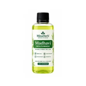 Madhavi Mouthwash for daily herbal oral care